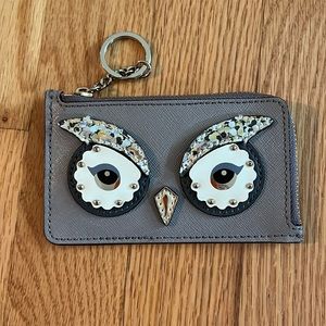 Kate Spade Owl Card & Coin Keychain Pouch/Holder